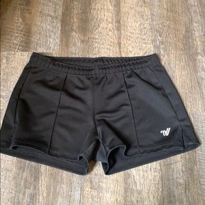 Varsity black powerfit shorts